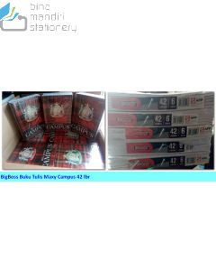 Brosur gambar peralatan kantor BigBoss Buku Tulis Maxy Campus 42 lembar