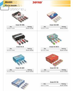 Eraser Penghapus Pensil Kayu dan Mekanik Joyko