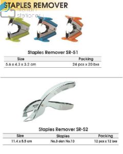 Contoh Joyko Staples Remover SR-52 Pelepas Pembuka Isi Staples merek Joyko