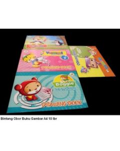 Jual Alat Alat Kantor & Sekolah Bintang Obor Buku Gambar A4 10 lbr Di Toko Alat Tulis Grosir Bina Mandiri Stationery