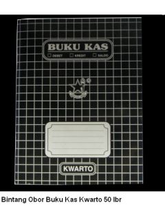 Buku Kas 2 kolom / 3 Kolom (pencatatan-akuntansi-Debet-Kredit-Saldo) Merk Bintang Obor ukuran Folio/Kwarto 50 lembar 100 lembar Murah di Toko ATK Bina Mandiri