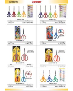 Toko Atk Grosir Bina Mandiri Stationery Jual Gunting Kertas-Kain Joyko Scissor Murah di Jual di toko ATK Grosir